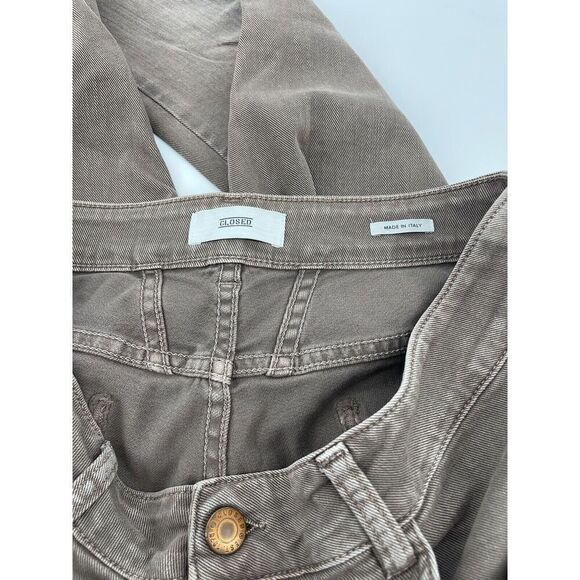 CLOSED Baker Womens Stretch Denim Biscotti Brown Stretch Jeans Skinny Size 31 - Picture 9 of 9